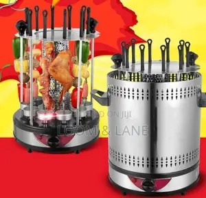 Automatic Rotating Smokeless Grill