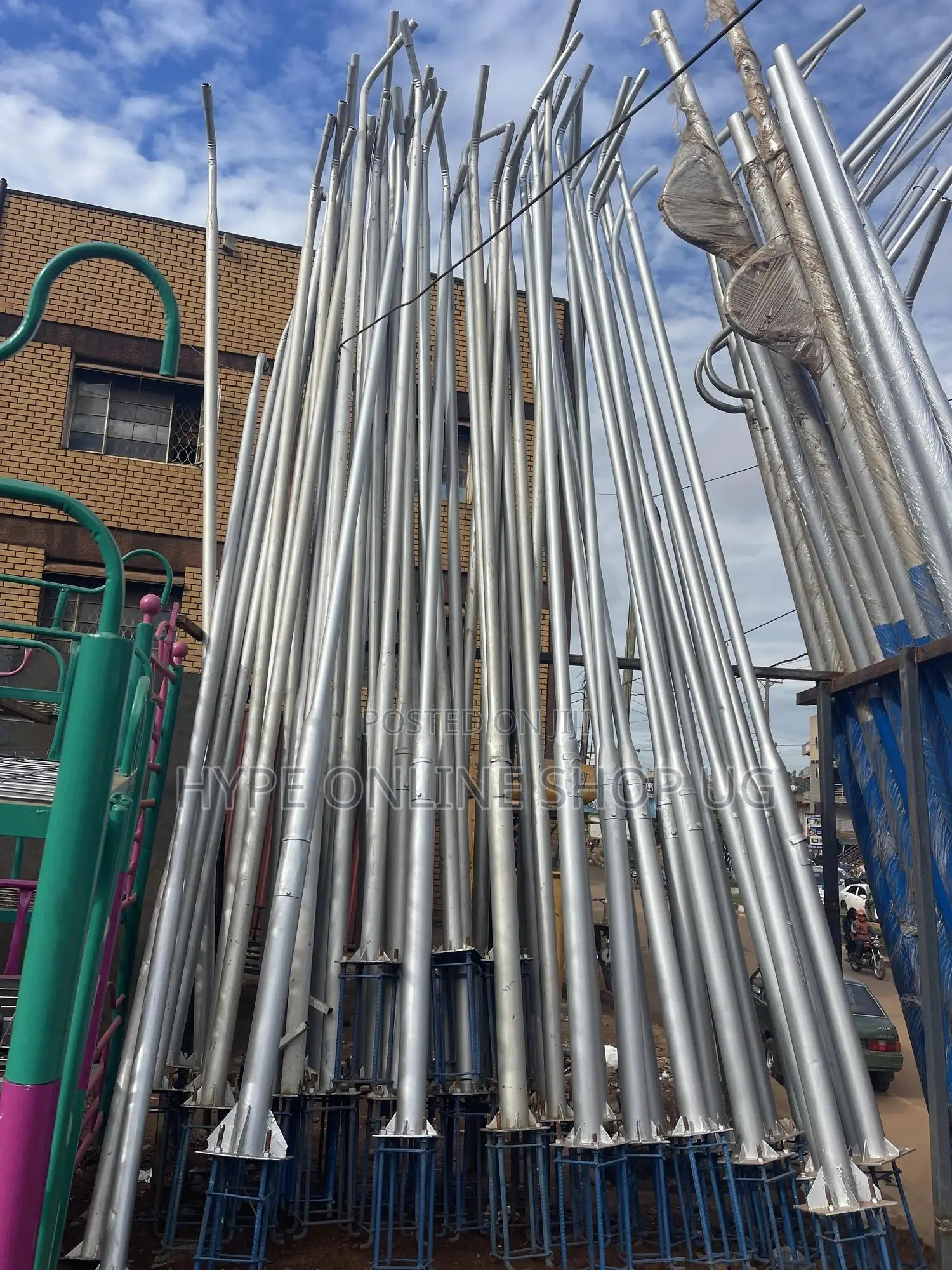 Tall Lights Solar Poles