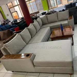U Shaped Double Cup Holder Sofa Bed