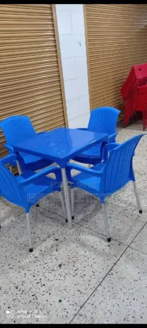 Outdoor Table and 4 Chairs Set