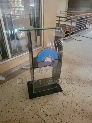 Wood Glass Pulpit