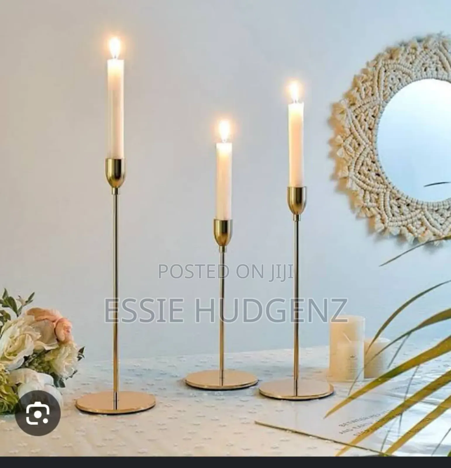 3pcs Candle Stand