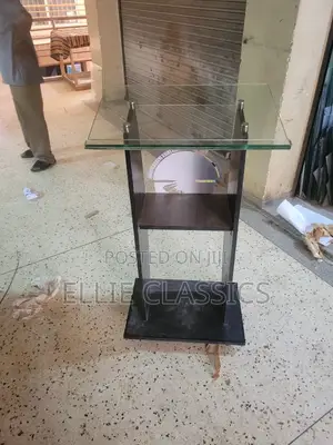 Wood Glass Pulpit