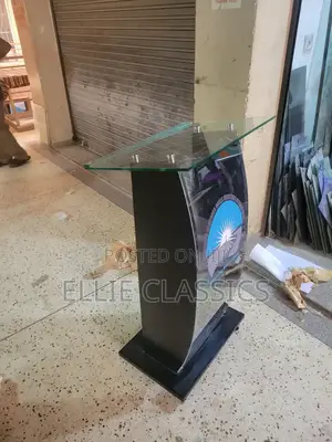 Wood Glass Pulpit