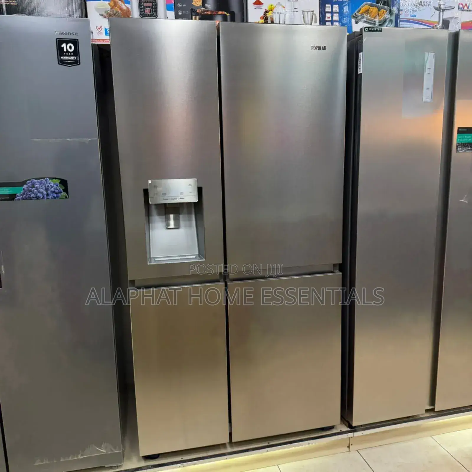 Popula 670 Litres Side by Side Fridge