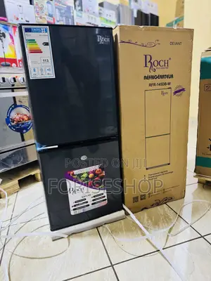 Roch 145l Double Door Fridge With Bottom Freezer