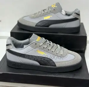 Men’S Classic Puma Club Ll Era Gray/Black Sneakers