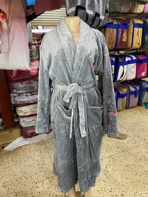 Unisex Bathrobe - Grey