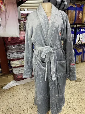 Unisex Bathrobe - Grey