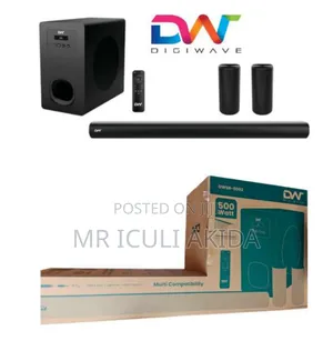 Digiwave 500w 5.1ch Wireless Soundbar With Bluetooth