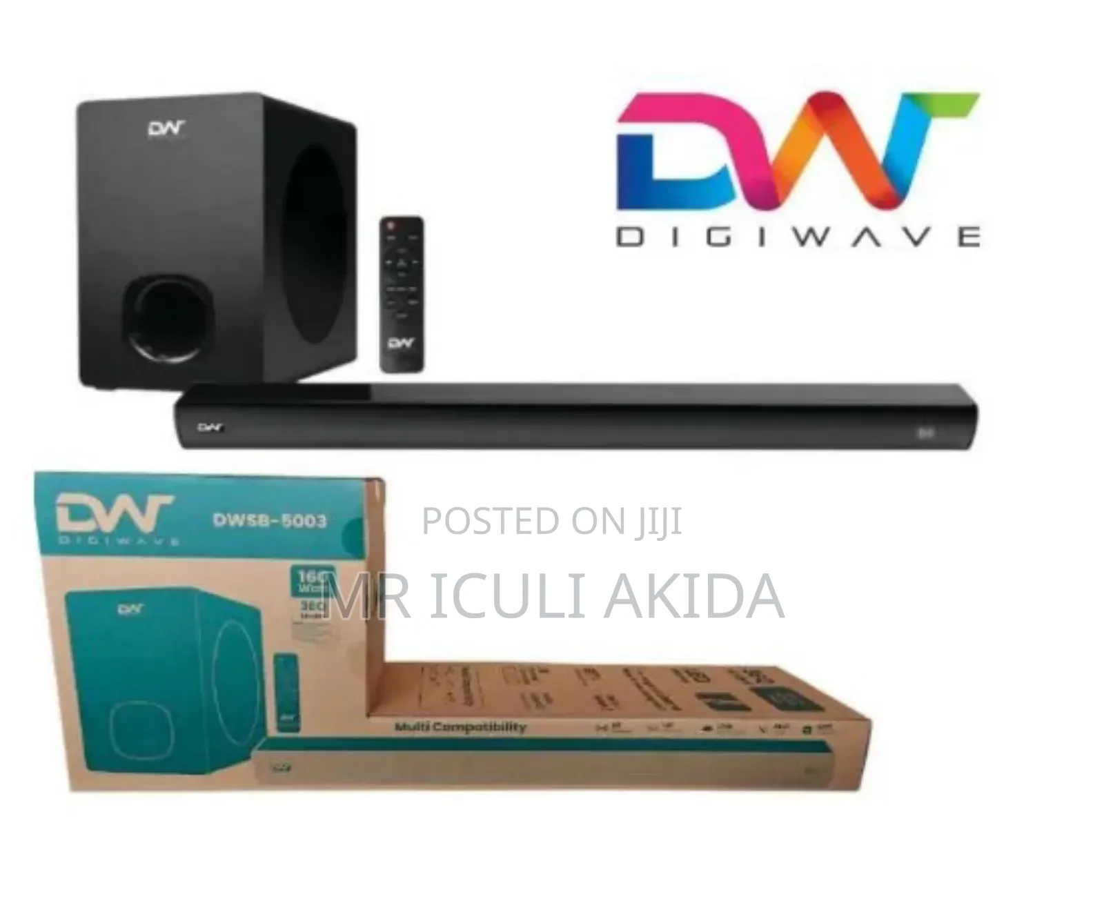 Digiwave 160w 2.1ch Wireless Soundbar With Bluetooth