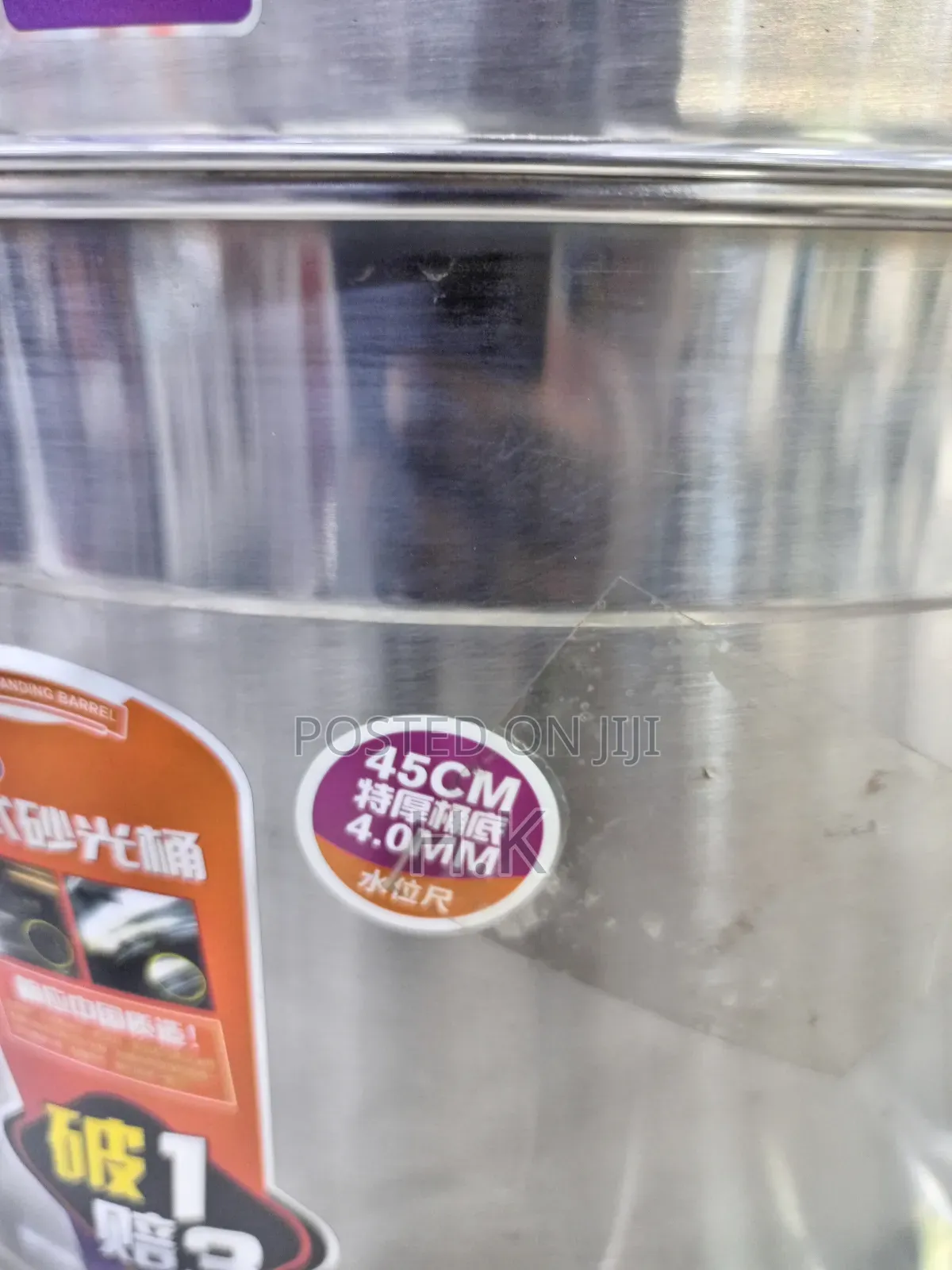 5-Piece Stainless Steel Saucepans 30,35,40,45,50cm