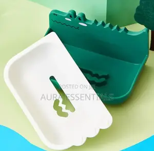 Crocodile Design Self-Adhesive Soap Holder