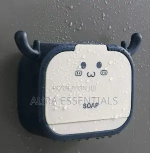 Seld Adhesive Soap Bathroom Soap Holder With Lid