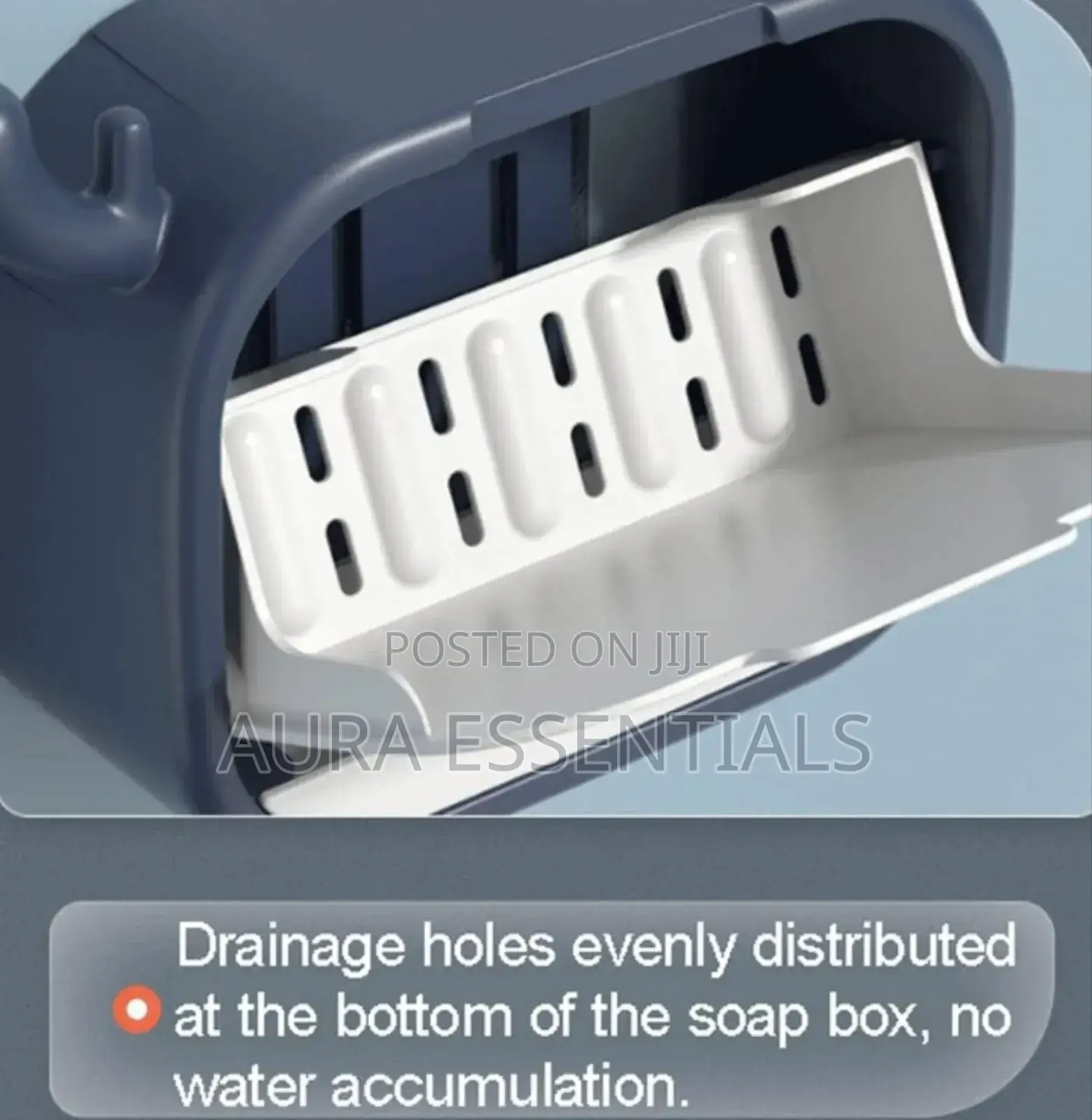 Seld Adhesive Soap Bathroom Soap Holder With Lid