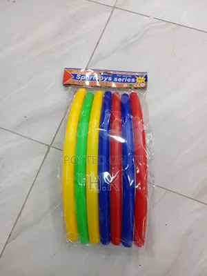 Plastic Hula Hoops (6pcs)