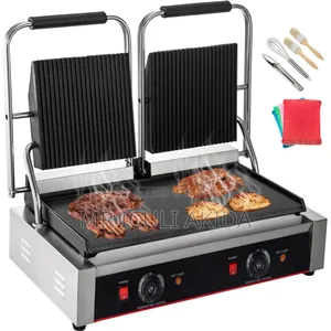 Electro Master Commercial Press Grill 1800w+1800w