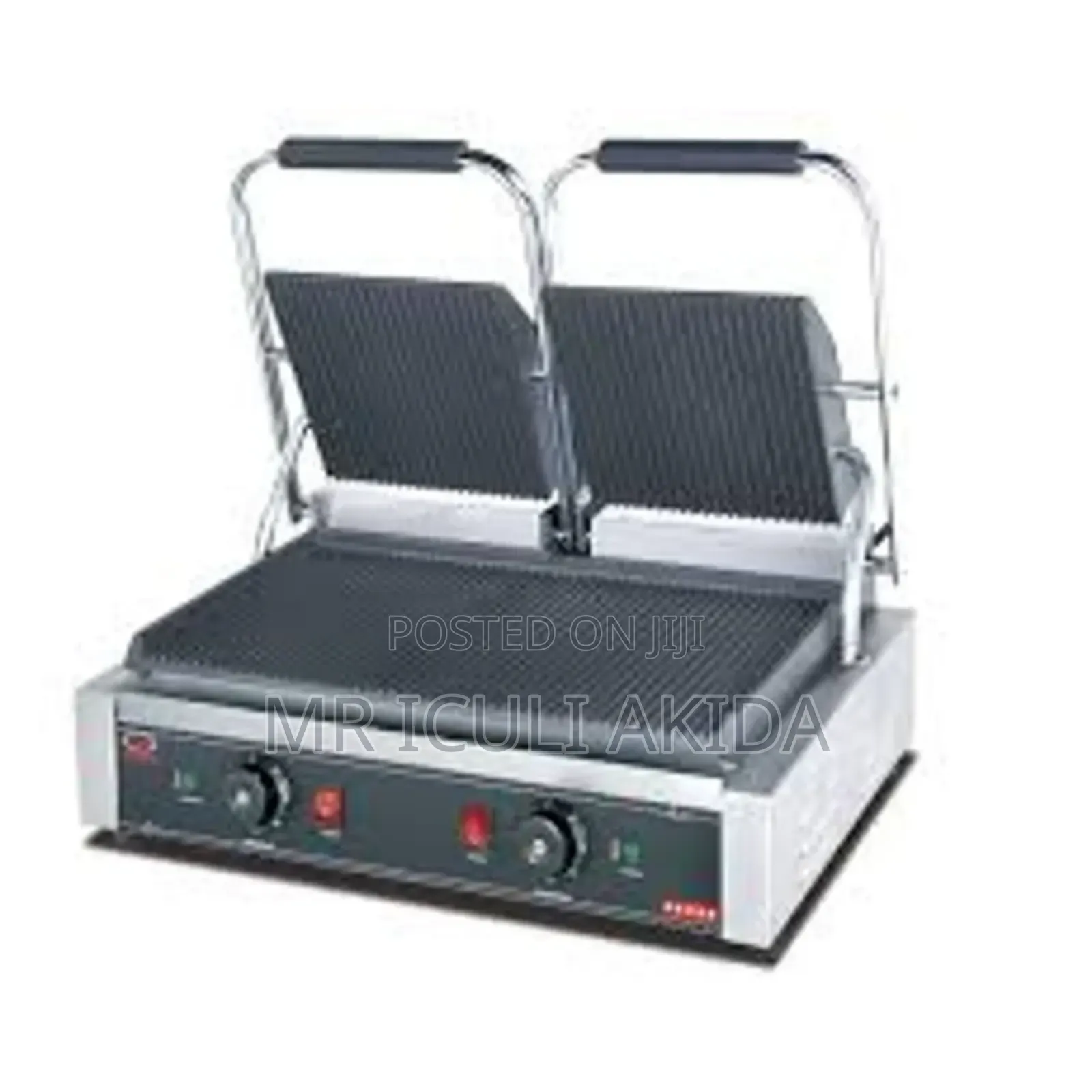 Electro Master Commercial Press Grill 1800w+1800w