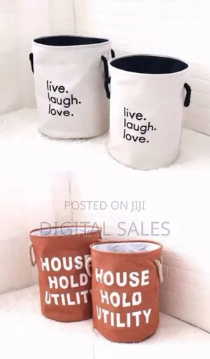 Folding Laundry Storage Boxes