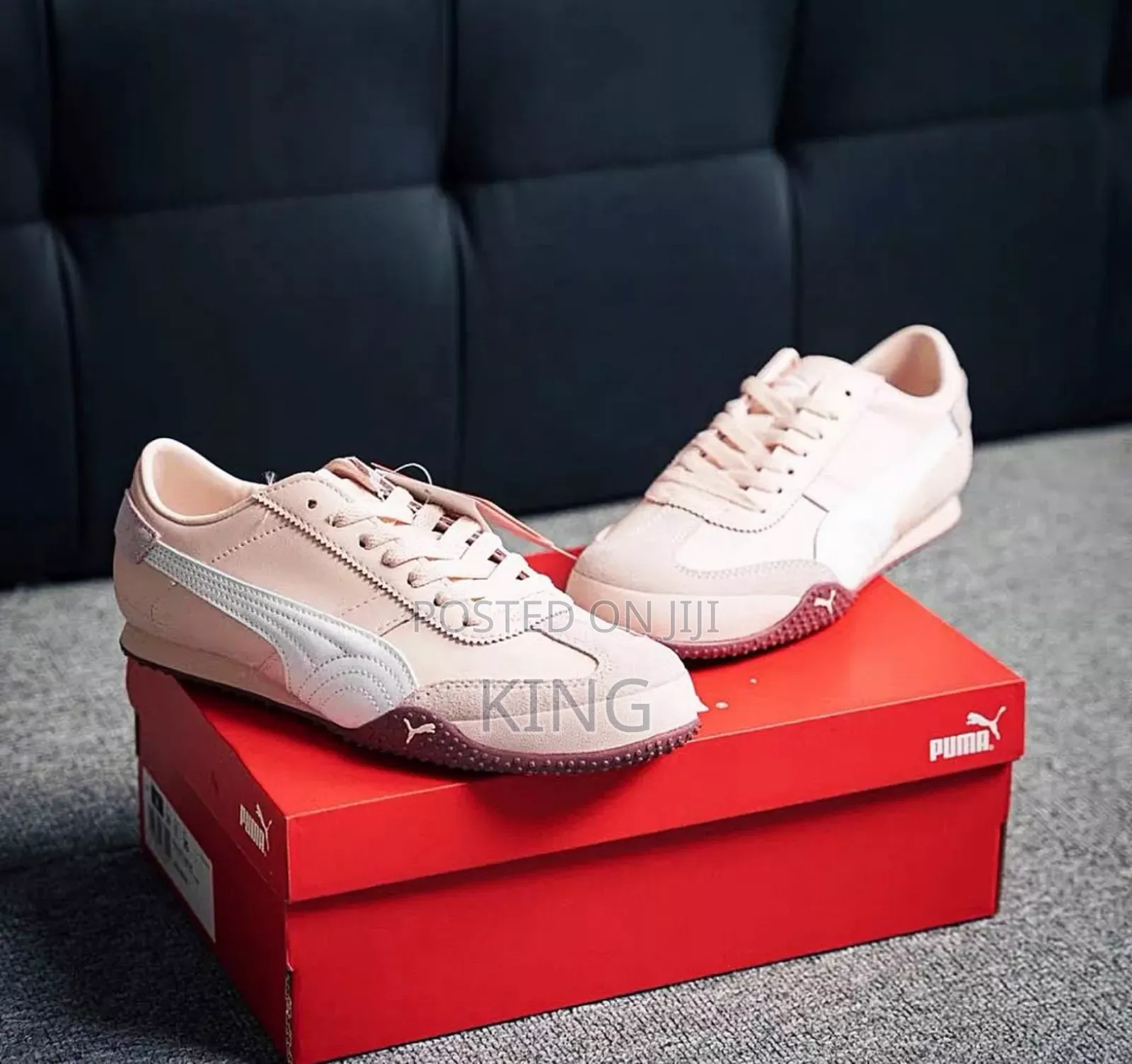 Puma Bella Ut Leather Pink Sneakers