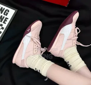 Loftus Puma Bella Ut Leather Pink Sneakers
