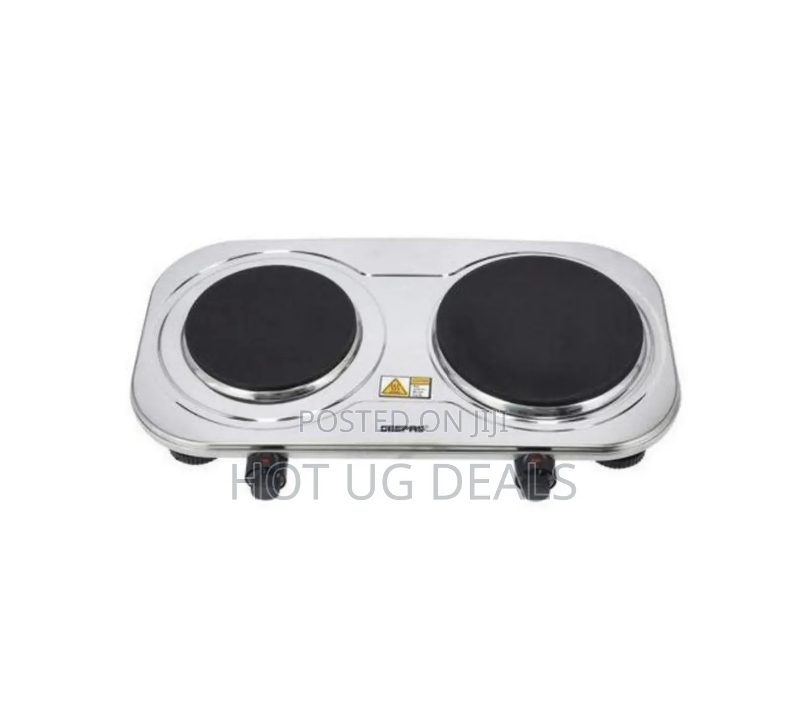 Geepas Stainless Steel Double Hot Plate 2500w - Silver