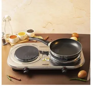 Geepas Stainless Steel Double Hot Plate 2500w - Silver