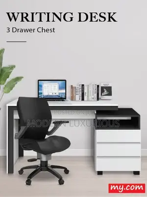 A Table That's/ Secretly a Portal/ to a World Office Desk/