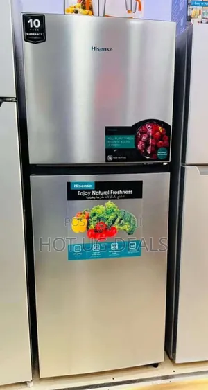 Hisense 266 Liters Double Door Fridge (No Frost) - Silver