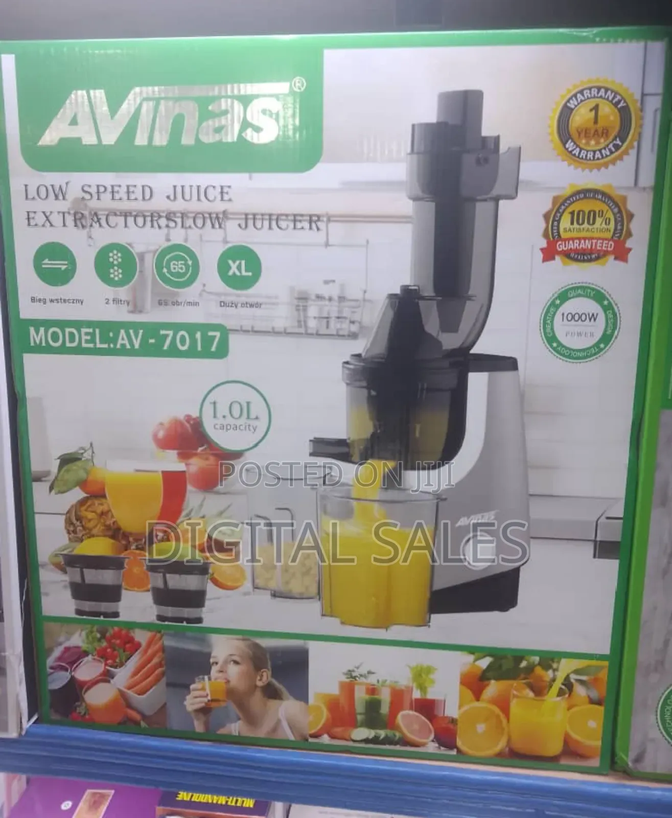 Avinas Slow Speed Extractor Slow Juicer