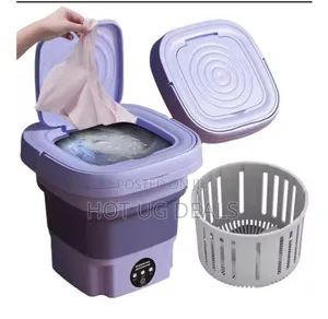 4.5l Portable Washing Machine - Green/Purple