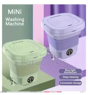 4.5l Portable Washing Machine - Green/Purple