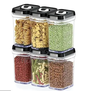 Airtight Food Storage Containers With Lids – 6 Piece Set