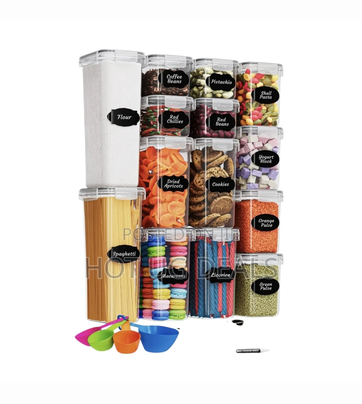 14pcs Airtight Food Storage Containers With Lids