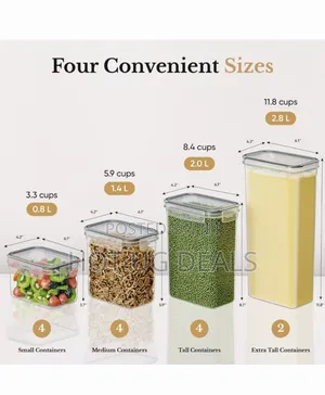 14pcs Airtight Food Storage Containers With Lids