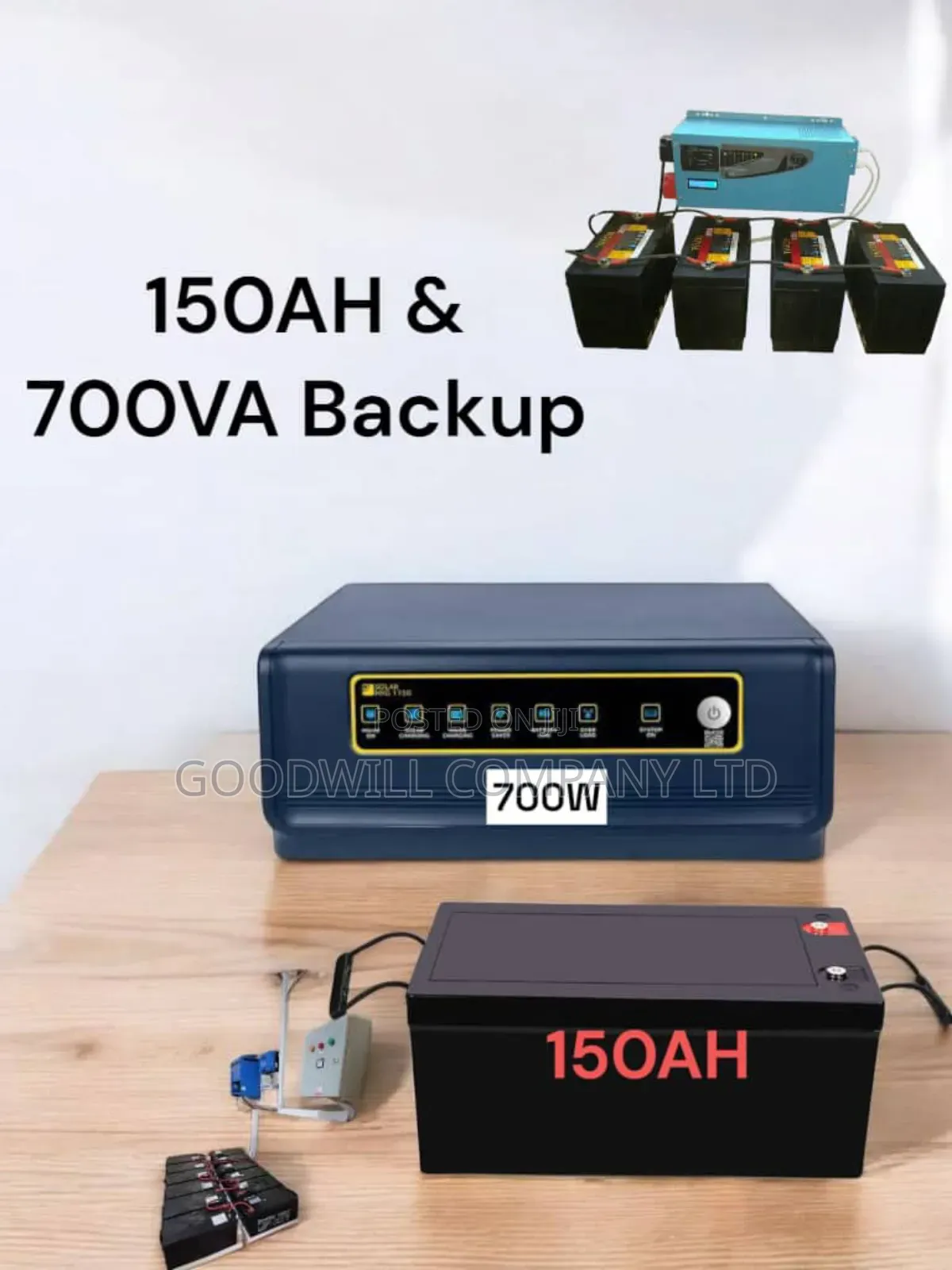 1.8kwh Power Backup System/150ah 700va Power Backup
