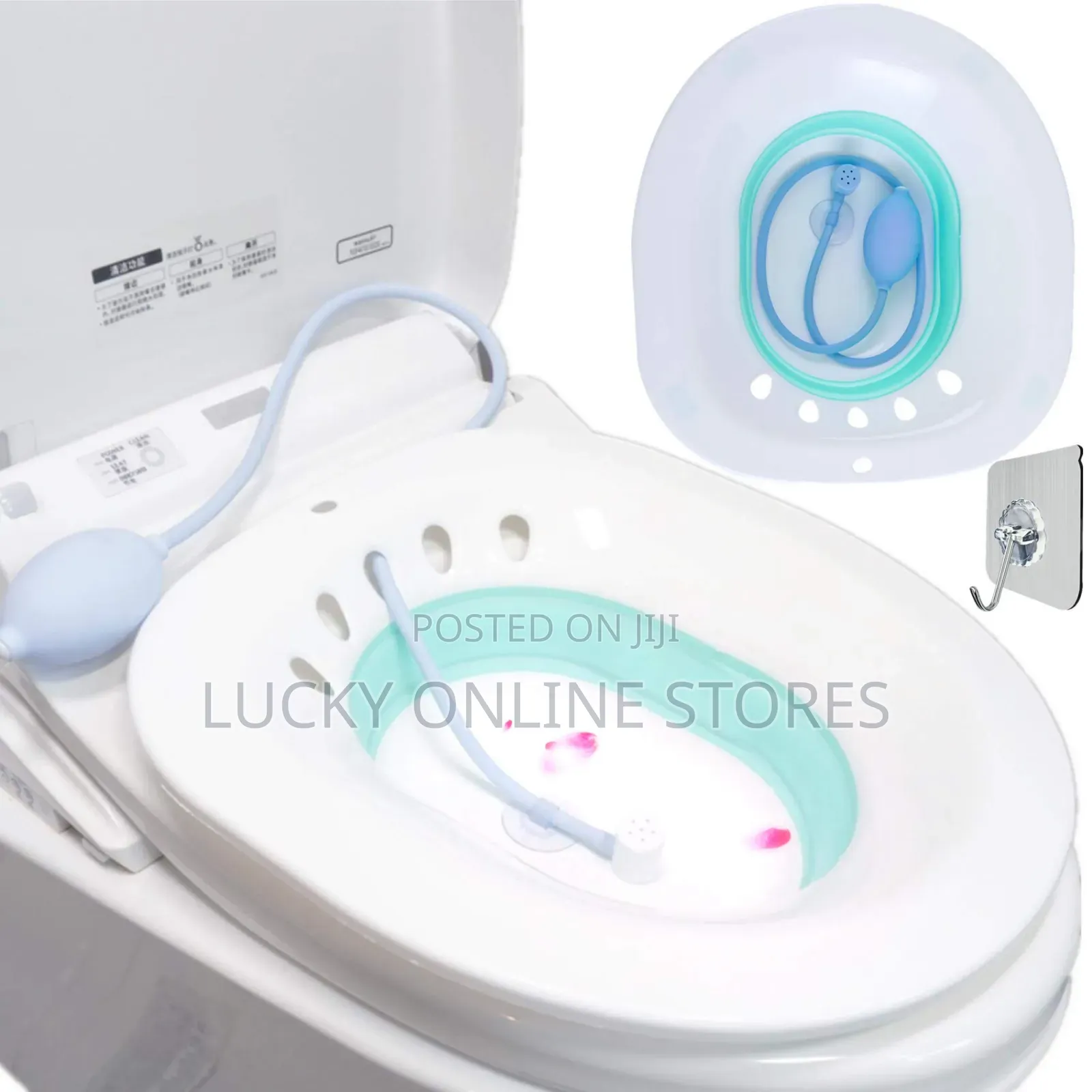 Sitz Bath Toilet With Flusher