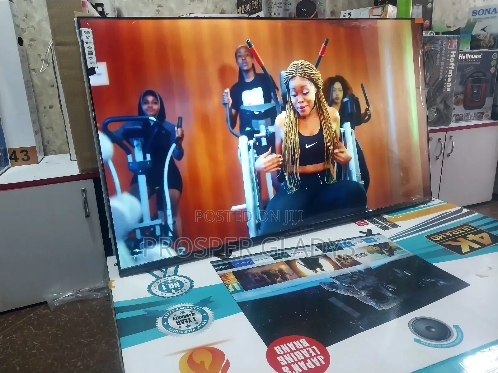Lg 70 Inches Smart Android Digital Flat Screen Flameless.