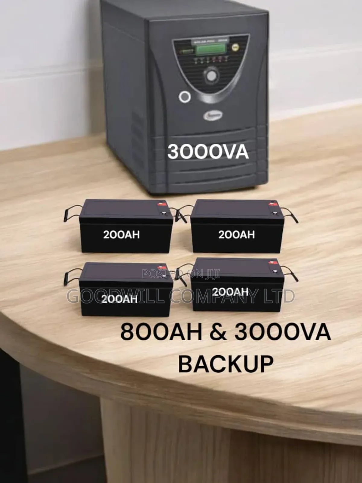 19.2kwh Power Backup System/800ah 3000va Power Backup