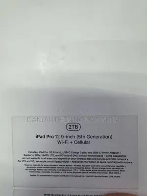New Apple iPad Pro 12.9 (2022) 2 TB Silver