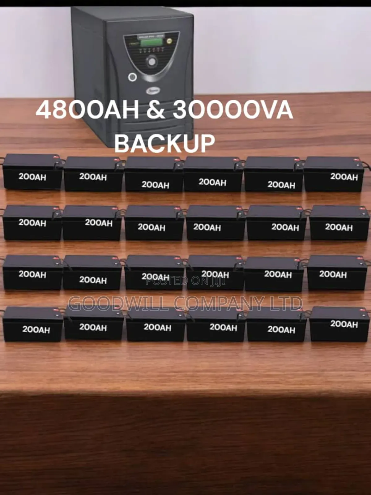 115.2kwh Power Backup System/4800ah 30000va Power Backup