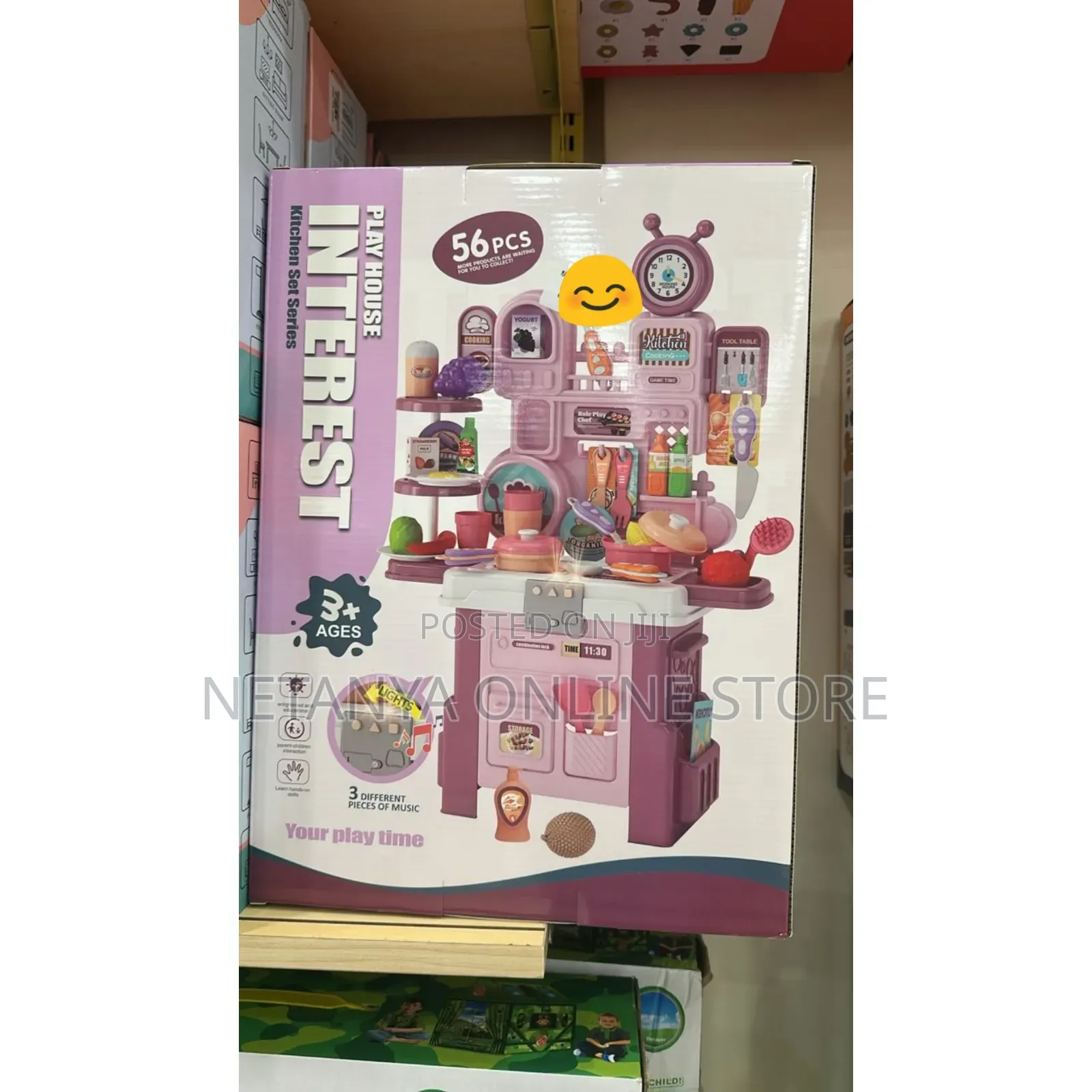 56pcs Children's Kitchen Play Set