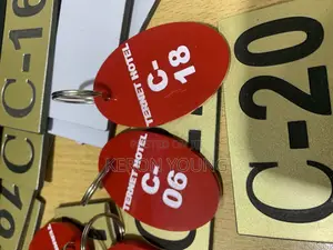 Customization of Mugs, Key Holders, Door Labels and Holders.