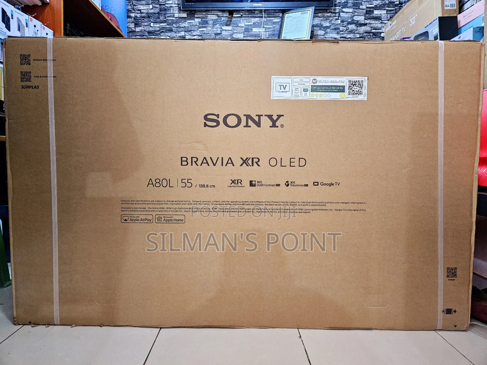 Fresh Release Sony 55" A80l Oled