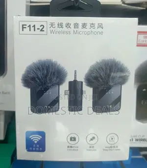 F11-2 Wireless Clip -on Microphone With Instant Pairing