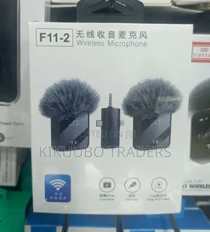 F11-2 Wireless Clip on Microphone With Instant Pairing