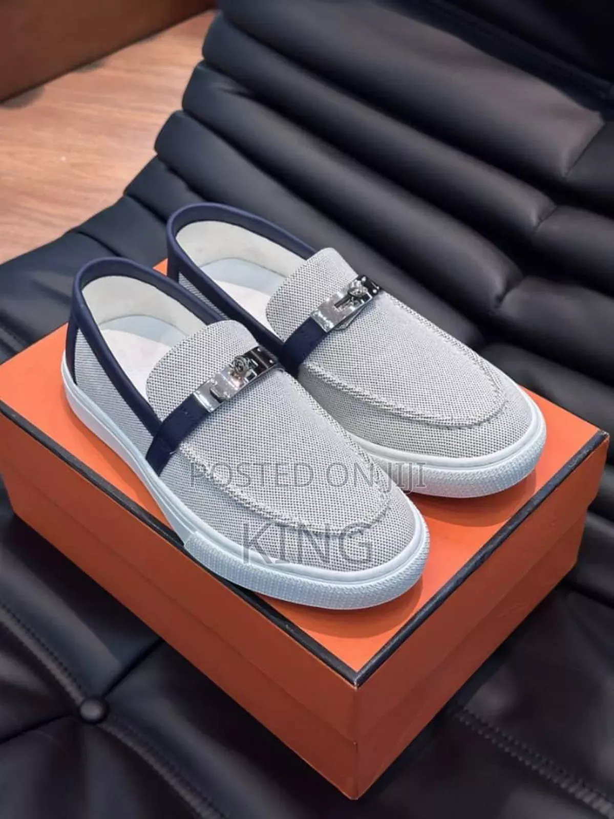 Hermes Men's Slip-on Sneakers