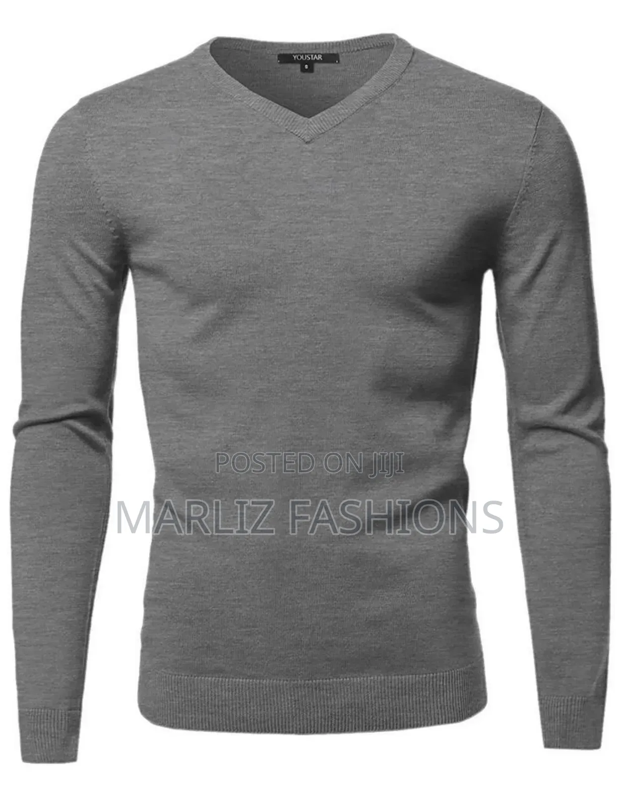 V-Neck Sweater Long Sleeved
