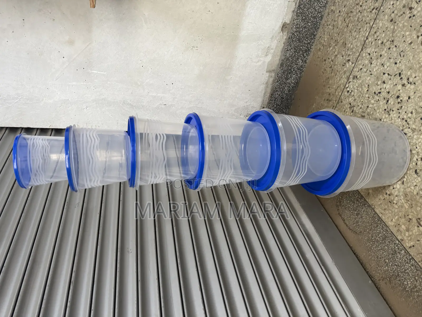 Plastic Storage Containers 6 Pieces