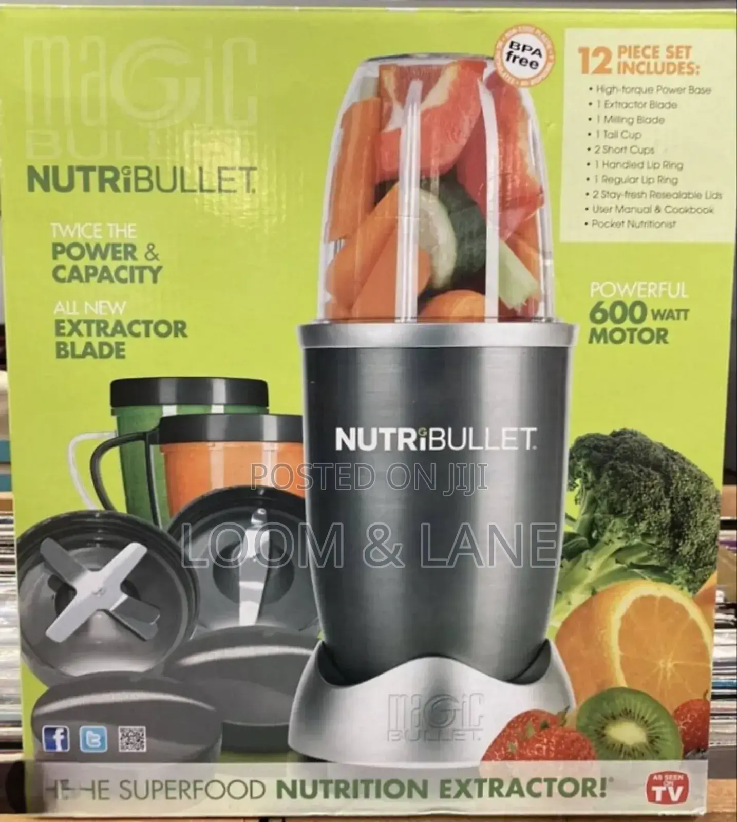Nutribullet 12pcs 600w